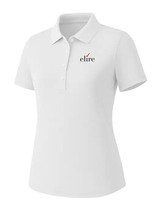 Callaway Womens Core Bright White Performance Polo w/Elire Logo