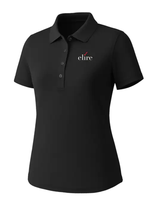 Callaway Womens Core Black Performance Polo w/Elire Logo