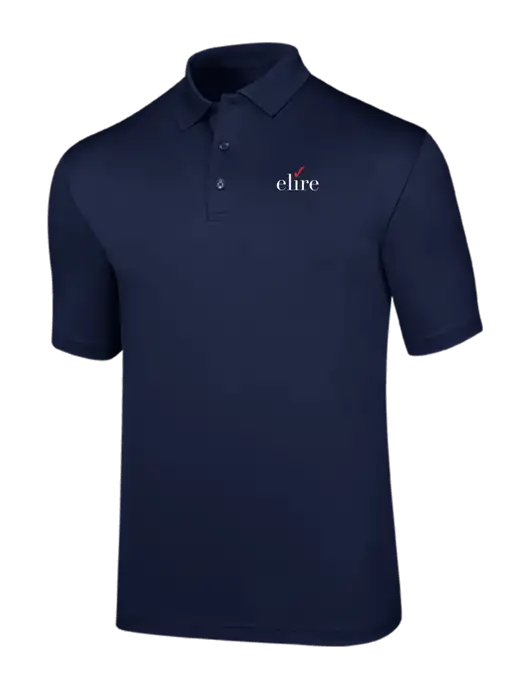 Callaway Opti-Dri Navy Chev Polo w/Elire Logo