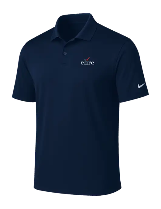 NIKE Navy Victory Solid Polo w/Elire Logo