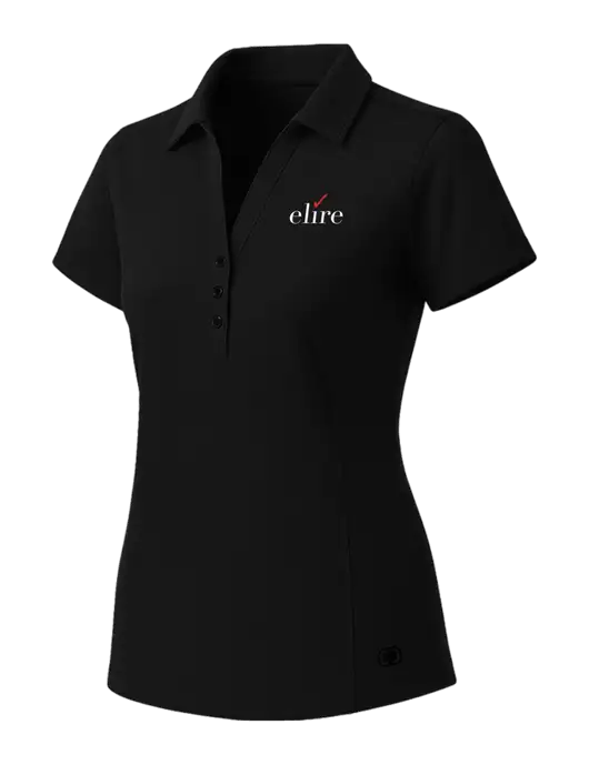 OGIO Womens Blacktop ONYX Polo w/Elire Logo