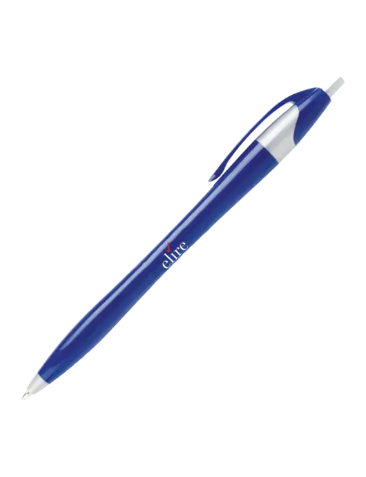 Novella Navy/Silver Corporate Pen- Blue Ink w/Elire Logo