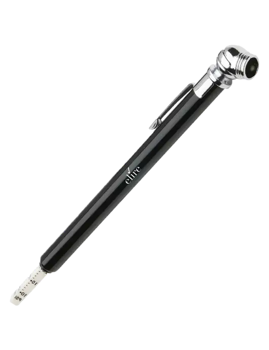 Quick View Black Tire Gauge w/Elire Logo