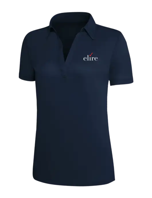 Navy Silk Touch Womens Performance Polo w/Elire Logo
