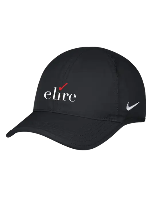 Nike Black Featherlight Cap w/Elire Logo
