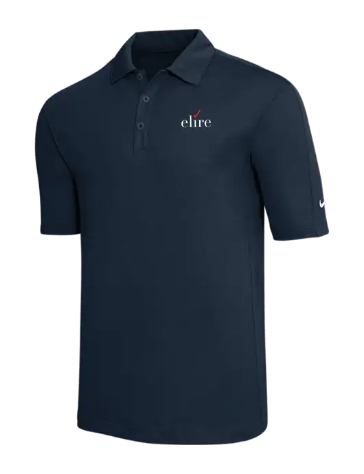 Nike Navy Tech Sport Dri-FIT Polo w/Elire Logo