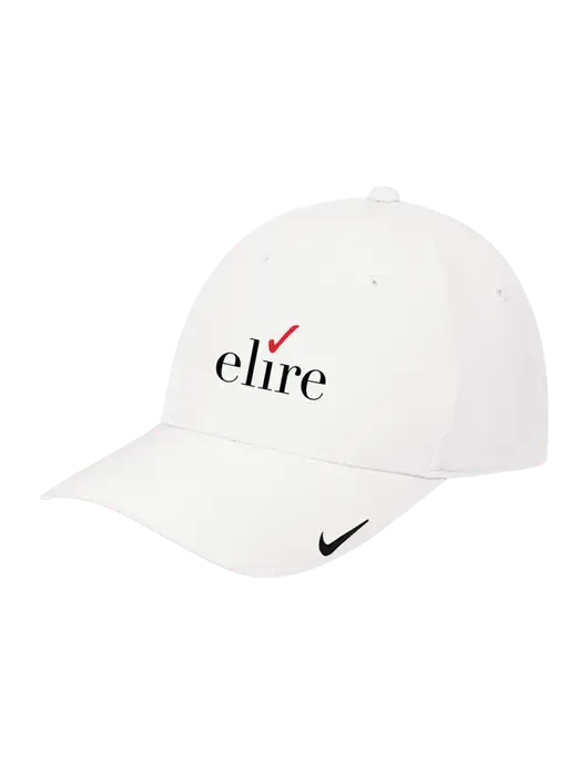 Nike White Dri-FIT Legacy Cap w/Elire Logo