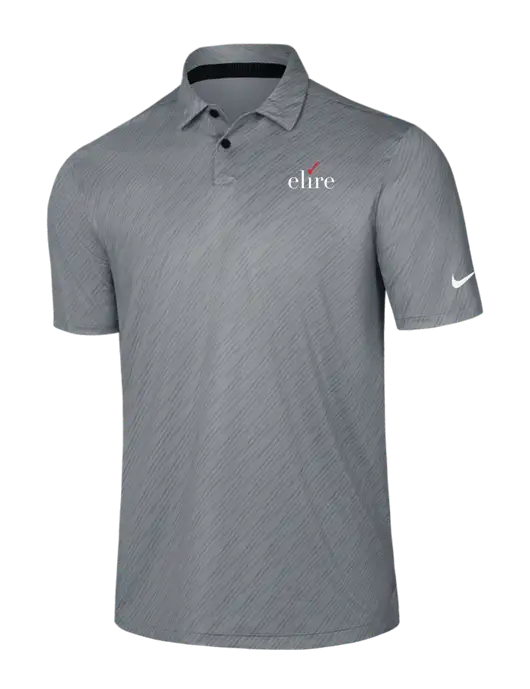 Nike Medium Grey Vapor Dash Polo w/Elire Logo