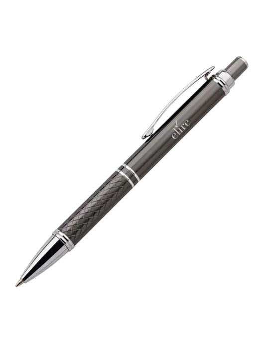 Dark Grey Stellar Scribe Pen - Black Ink w/Elire Logo