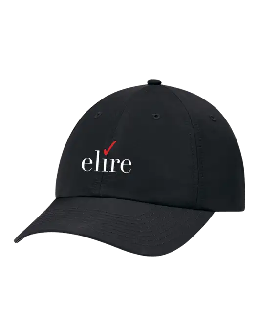 Richardson Relaxed Performance Lite Black Cap w/Elire Logo