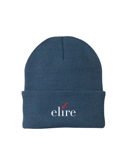 Dark Slate Knit Cap w/Elire Logo