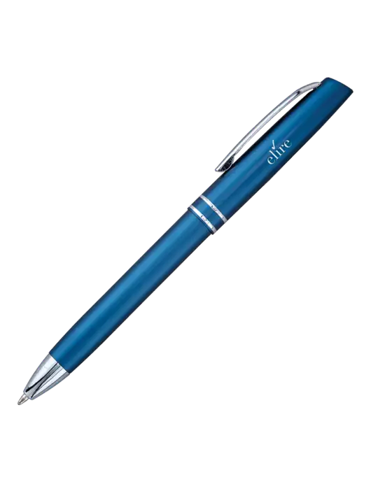 Blue Anguilla Black Ink Pen w/Elire Logo