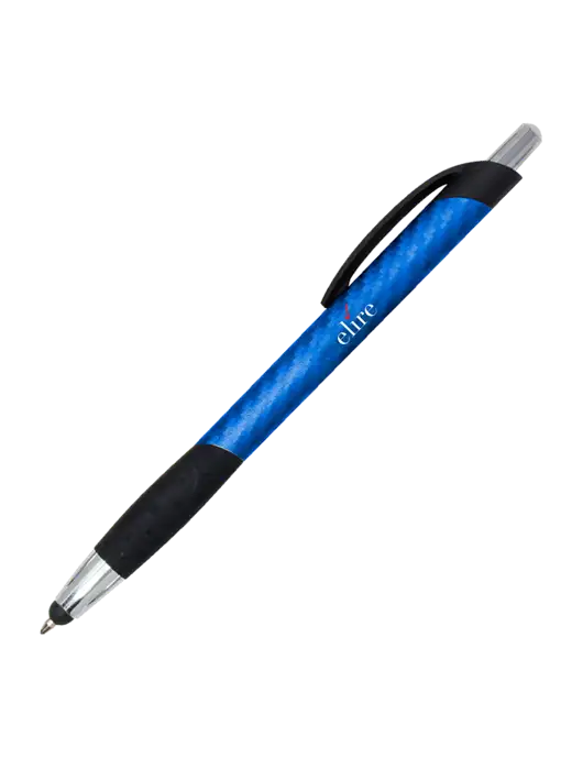 Sunray Blue Stylus Pen - Black Ink w/Elire Logo