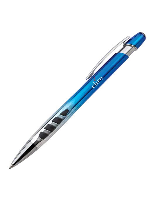 Zenith Blue Ballpoint Pen - Blue ink w/Elire Logo